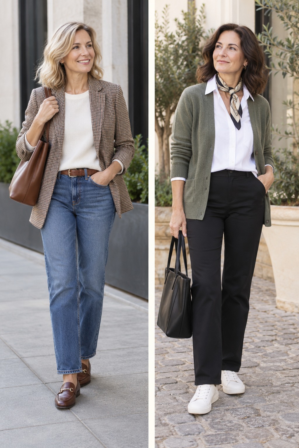 Large mobile-friendly outfit example for how to look put together.