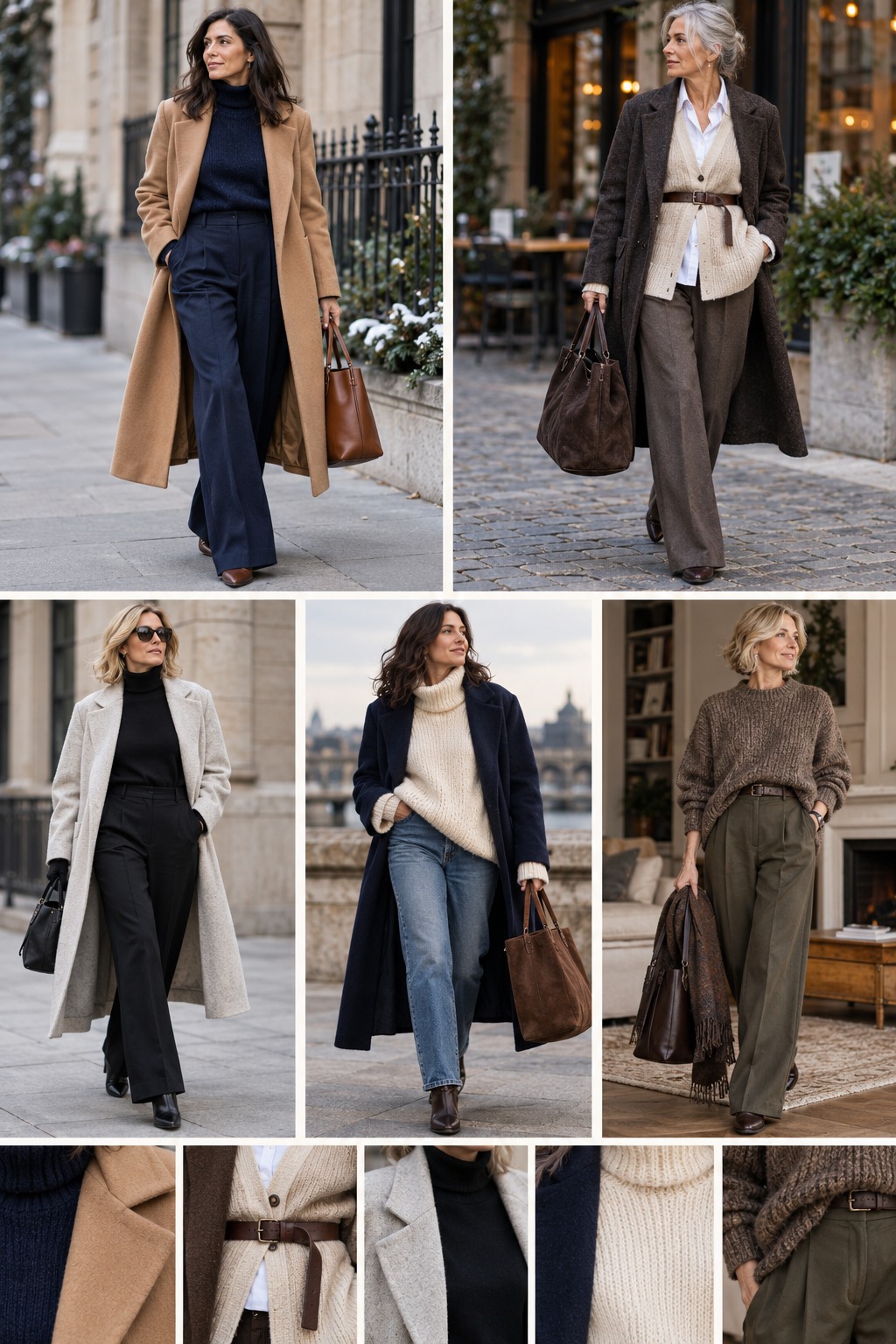 Realistic outfit examples for winter layering hacks.